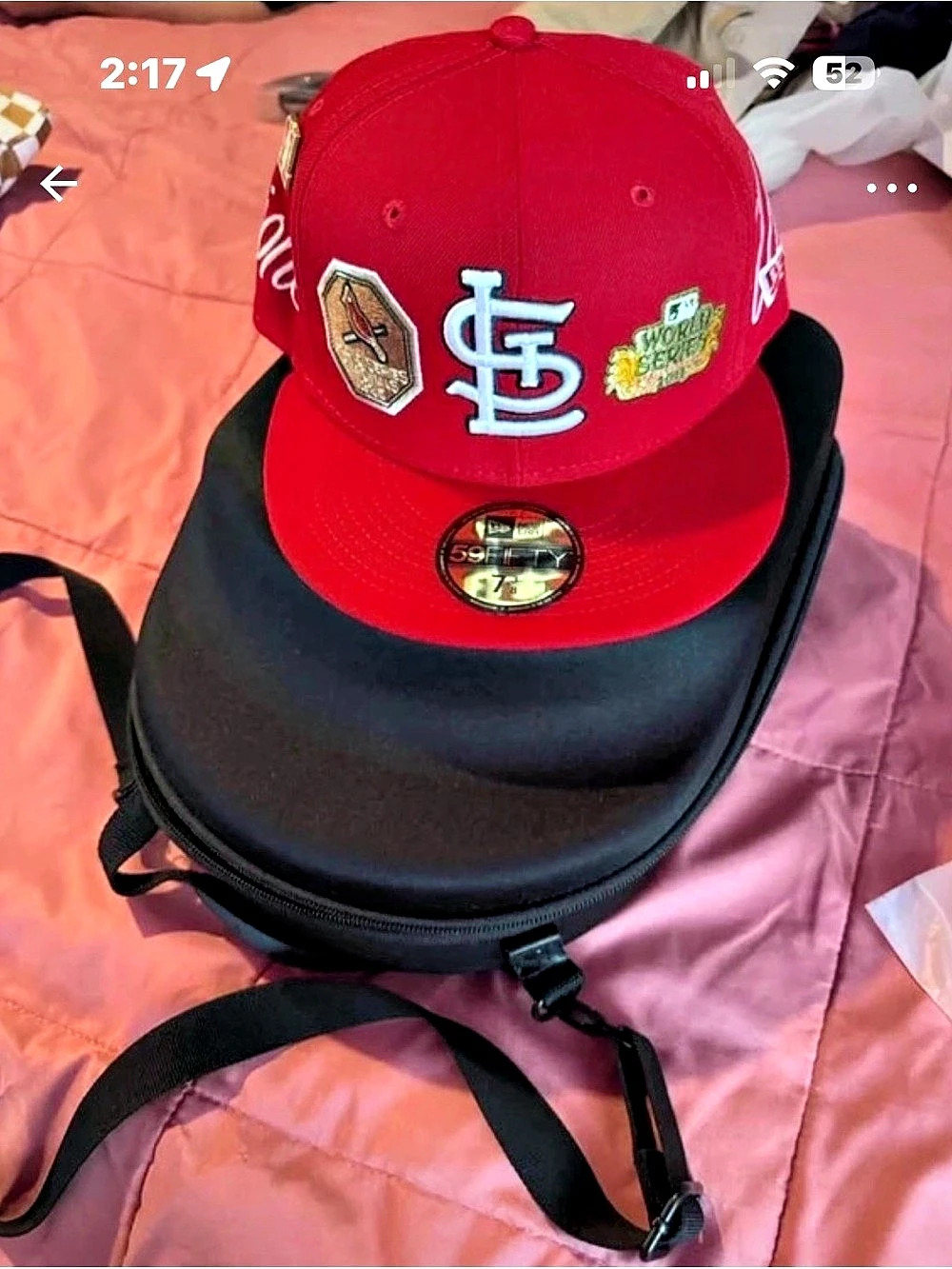 New Era St. Louis Cardinals 59FIFTY Fitted Hat Red & Black